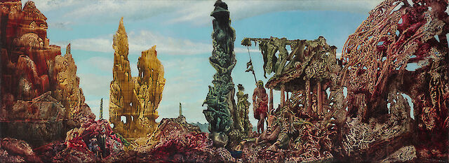 Dipinto in mostra a Surrealismo e Magia presso Peggy Guggenheim